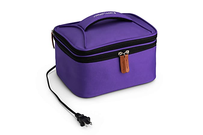 HOTLOGIC Portable Personal Mini Oven Purple - Office Depot