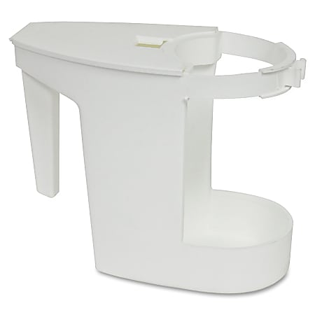 Genuine Joe Toilet Bowl Mop Caddy - 12 / Carton - White