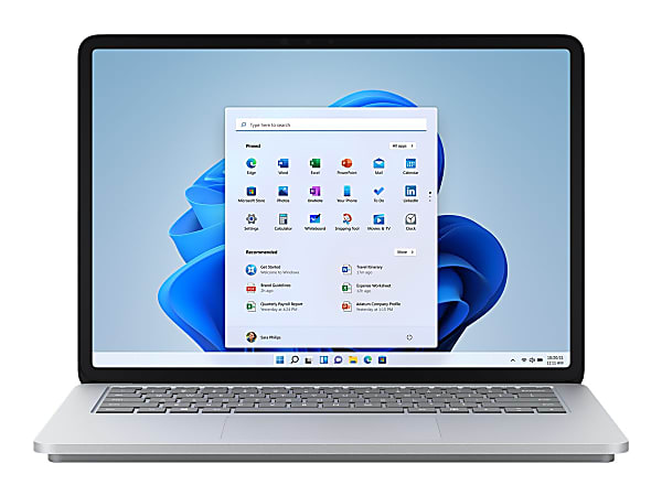 Microsoft Surface Laptop Studio 14.4" Touchscreen 2 in 1 Notebook - Intel Core i5 2.60 GHz - 16 GB Total RAM - 512 GB SSD - Platinum- Windows 11 Pro - 19 Hours Battery Run Time