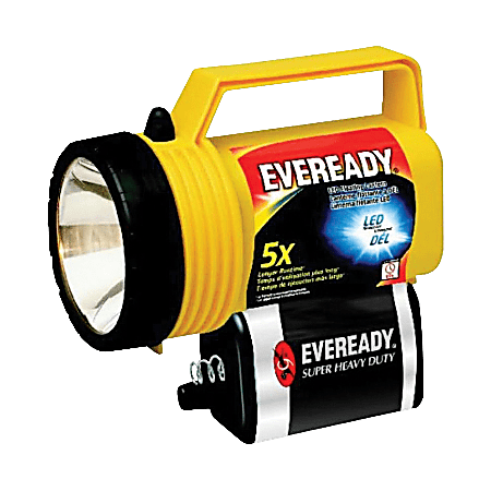 Energizer® Eveready LED Floating Lantern, 7 3/16", Yellow/Blacks