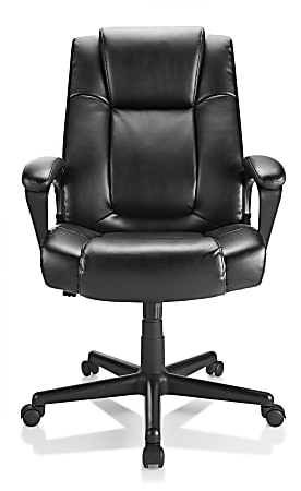 Realspace Hurston Leather High Back, Flash Furniture Office Chair Assembly Instructions