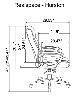 Realspace hurston chair sale