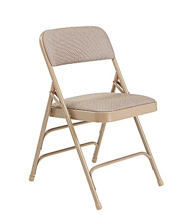 National Public Seating Upholstered Triple Brace Folding Chairs
