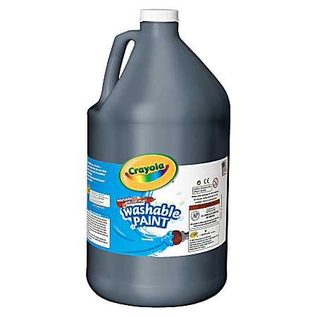 Crayola® Washable Paint, Black, Gallon