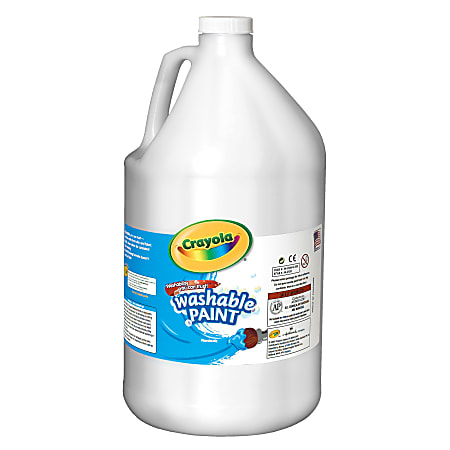 Crayola® Washable Paint, White, Gallon