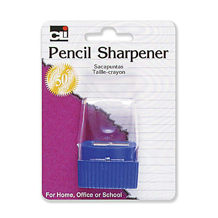 CLI Cone Receptacle Pencil Sharpener - Plastic - Assorted - 1 / Pack