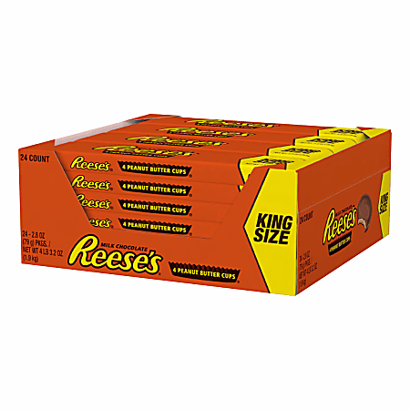 Reese's&reg; Peanut Butter Cups&trade;, King Size, 2.8 Oz Bar
