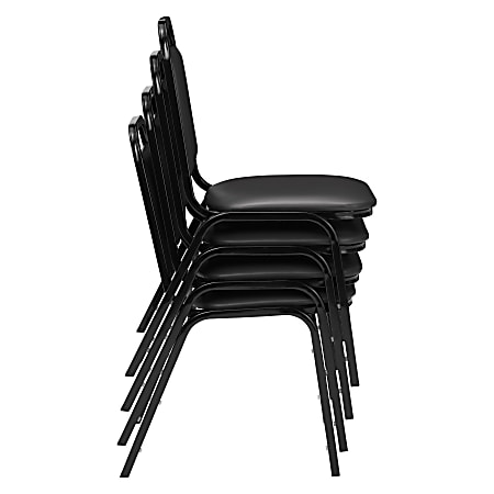 National Public Seating Square Back Padded Vinyl Seat Banquet
