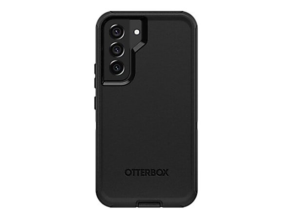 OtterBox Defender Rugged Carrying Case Holster For Samsung Galaxy S22 Smartphone, Black
