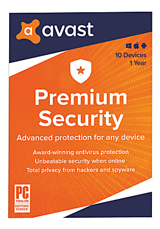 Avast Premium Security 2020, For PC/Mac®, Disc