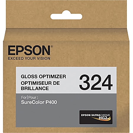 Epson UltraChrome 324 Inkjet Gloss Optimizer Cartridge - 2 / Pack - Inkjet - 2 / Pack