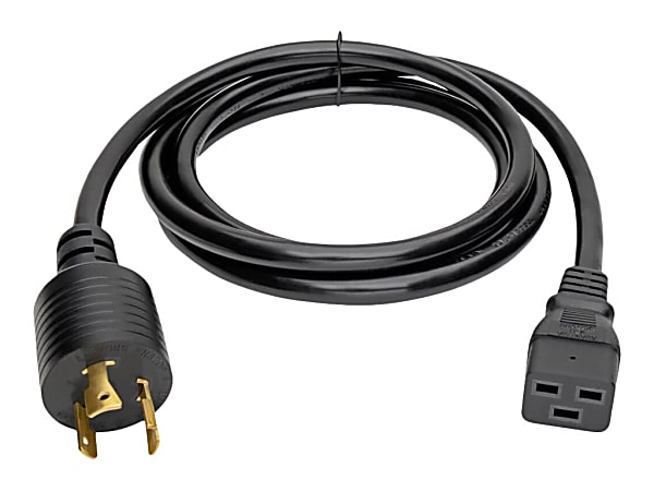 Tripp Lite 12ft Power Cord Extension Cable L6-20P to C19 for PDU/UPS Heavy Duty 20A 12 AWG 12' - Power cable - NEMA L6-20 (M) to IEC 60320 C19 - AC 250 V - 12 ft - molded - black