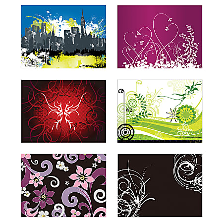 Ativa™ Notebook Computer Skin, 17", Assorted Designs