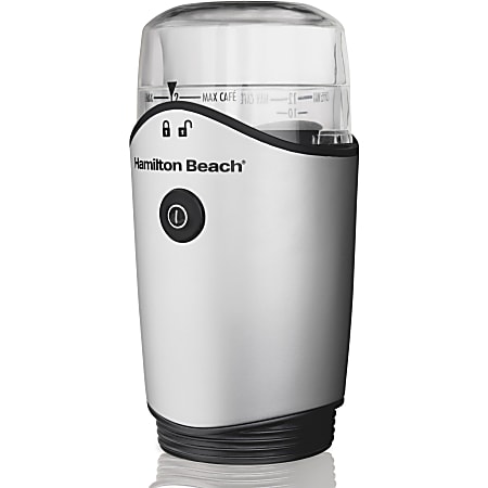 Hamilton Beach Fresh Grind Electric Coffee Grinder for Beans, Spices and  More, Stainless Steel Blades, Removable Chamber, Makes up to 12 Cups, Black  