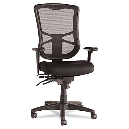 Alera Elusion Mesh High-Back Multifunction Chair, Black