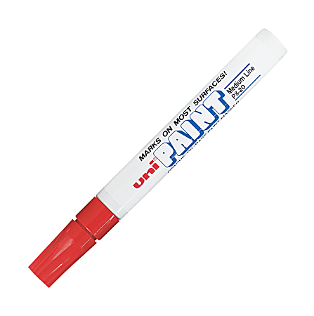 Sanford® Uni-Paint® PX-20 Permanent Marker, Bullet Point, Red