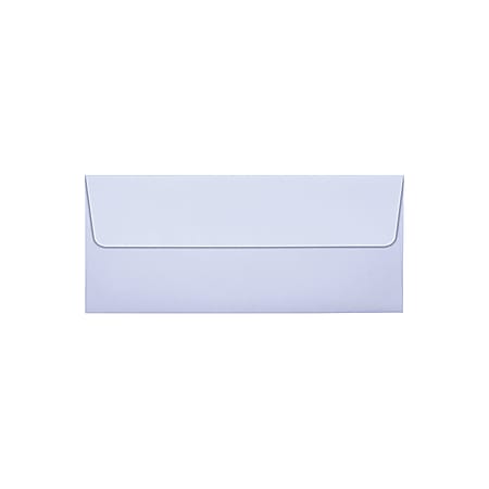 LUX #10 Square-Flap Invitation Envelopes, Peel & Press Closure, Lilac, Pack Of 50