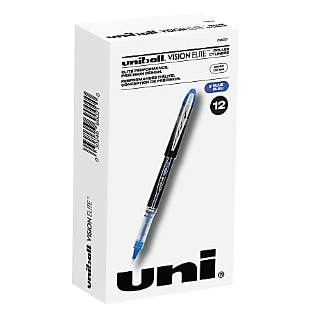 uni-ball® Vision™ Elite™ Rollerball Pens, Ultra-Fine Point, 0.5