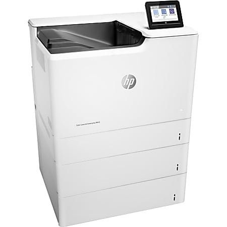HP LaserJet M653x Desktop Laser Printer - Color - 74 ppm Mono / 74 ppm Color - 1200 x 1200 dpi Print - Automatic Duplex Print - 1200 Sheets Input - Wireless LAN - HP ePrint - 120000 Pages Duty Cycle