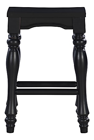 Powell Pennfield Kitchen Island Counter Stool, Set of 2, Black