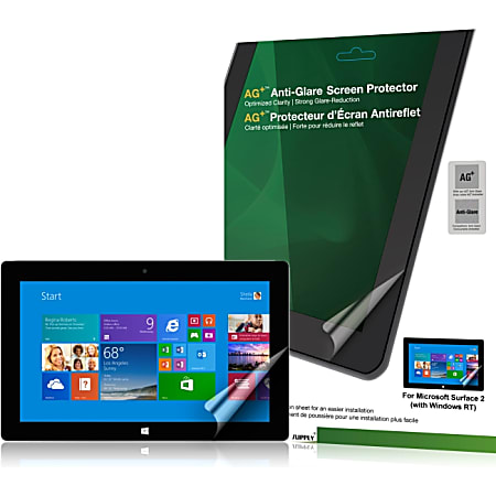 Green Onions Supply AG+ Anti-Glare Screen Protector for Microsoft Surface 2 with Windows RT Matte