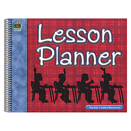 Teacher Created Resources Large Plaid Lesson Plan Books, Pack Of 3