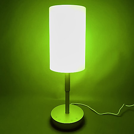 UltraBrite Glo Ambient LED Desk Lamp 18 34 H Silver ODP Business