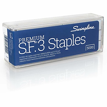 Swingline S.F. 3 Premium Staples 14 Half Strip Box Of 5000