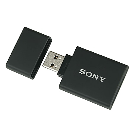Sony® MRW68E/D1/181 External USB Memory Stick Duo And SD Card Reader/Writer