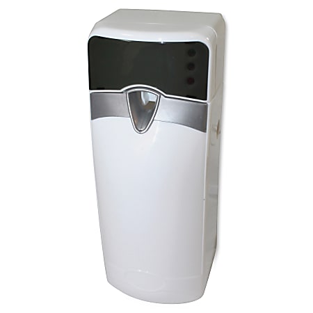 Impact Products Sensor Metered Aerosol Dispenser - 0.08 Hour, 0.25 Hour, 0.42 Hour - 2 x D Battery - 12 / Carton - White