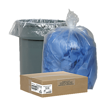 20-30 Gal. Clear Trash Bags (Case of 100)