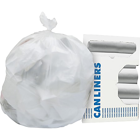 Heritage 0.01 mil Trash Bags 5 gal 17 H x 17 W Natural 50 Bags Per