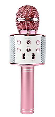 Vivitar Bluetooth&reg; Karaoke Microphone, Pink