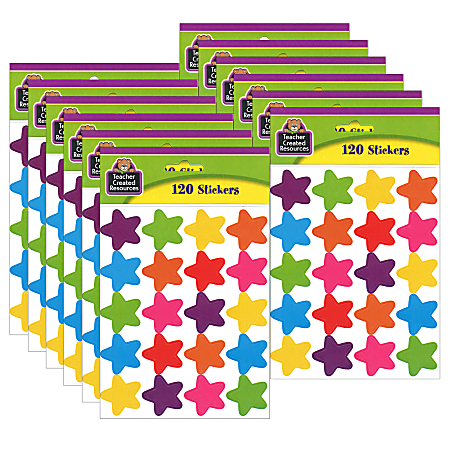 Teacher Created Resources® Stickers, Bright Stars, 120 Stickers