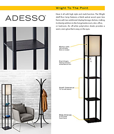 Adesso titan floor lamp cheap