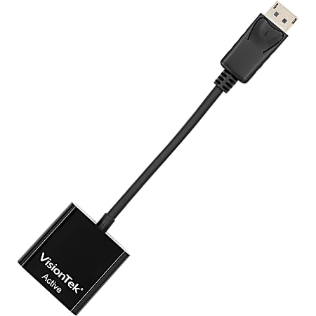 VisionTek Active DP to VGA Adapter Cable - Video converter - DisplayPort - VGA