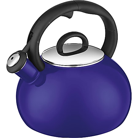 Cuisinart Aura Enamel Teakettle - 2 quart Kettle - Steel - Cobalt Blue - Enamel