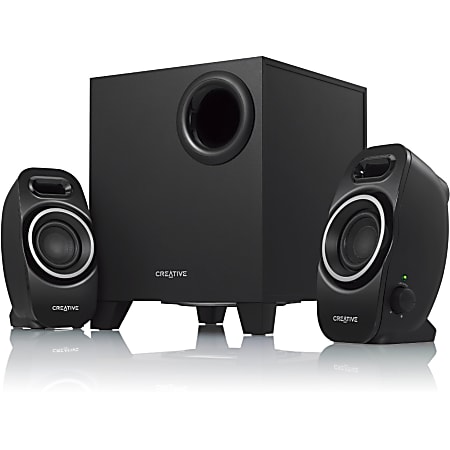 Creative A250 2.1 Speaker System - 9 W RMS - Black