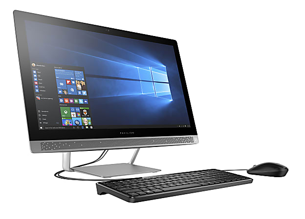HP Pavilion All-In-One PC, 27" Full HD Touch Screen, Intel® Core™ i5, 8 GB Memory, 1 TB Hard Drive, Windows 10 Home