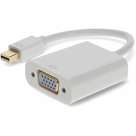 AddOn Mini-DisplayPort 1.1 Male to VGA Female Black Adapter Which Supports Intel Thunderbolt  - MDP2VGAB