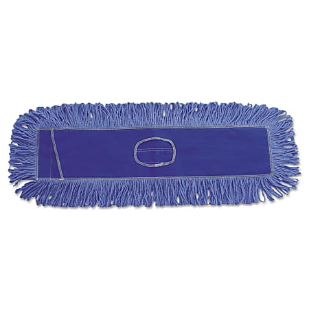 Boardwalk® Dust Mop Head, 24" x 5", Blue