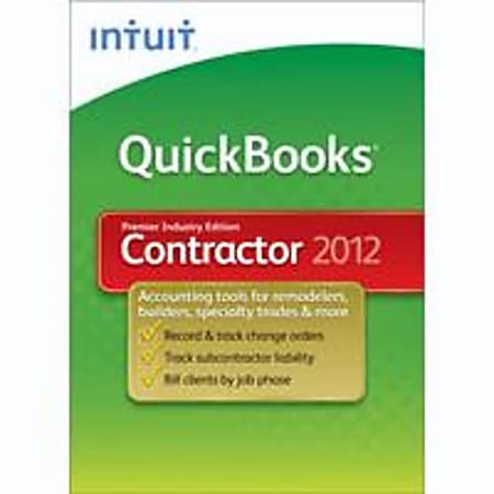 QuickBooks Premier Contractor 2012, Download Version