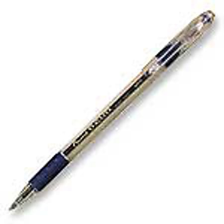 Pentel® R.S.V.P.® Ballpoint Pen, Fine Point, 0.7 mm, Clear Barrel, Blue Ink