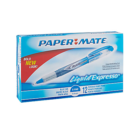 https://media.officedepot.com/images/f_auto,q_auto,e_sharpen,h_450/products/222041/222041_p_paper_mate_liquid_expresso_porous_point_pens/222041