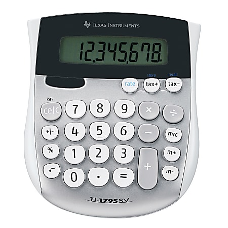 Texas Instruments TI-1795 SV Simple Desktop Calculator 