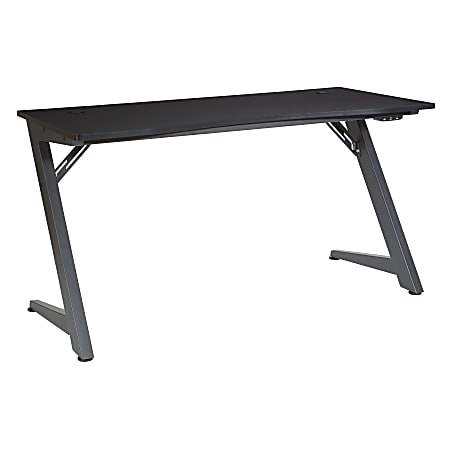 Office Star™ Beta Battlestation 54"W Gaming Computer Desk, Black