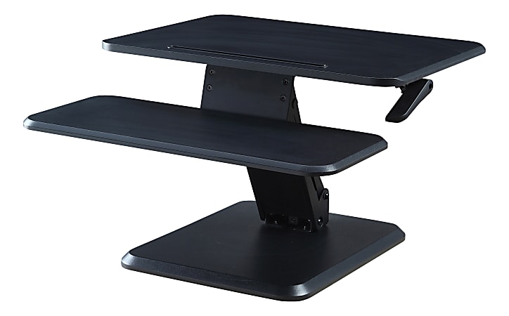 Lorell™ Cantilever Desk Riser, 17-5/16" x 25-5/16", Black