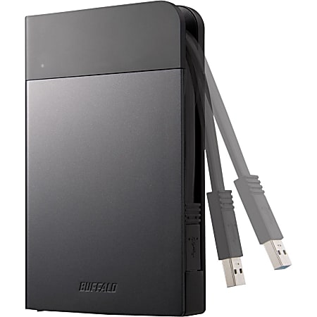 BUFFALO MiniStation Extreme 2TB Rugged Portable External Hard Drive, SATA, HD-PZN2.OU3B