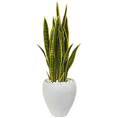 Nearly Natural 33&quot;H Sansevieria Artificial Plant With
