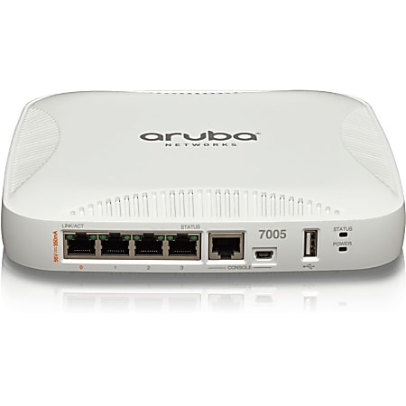 Aruba 7005 Wireless LAN Controller - TAA Compliant - 4 x Network (RJ-45) - Gigabit Ethernet - Desktop